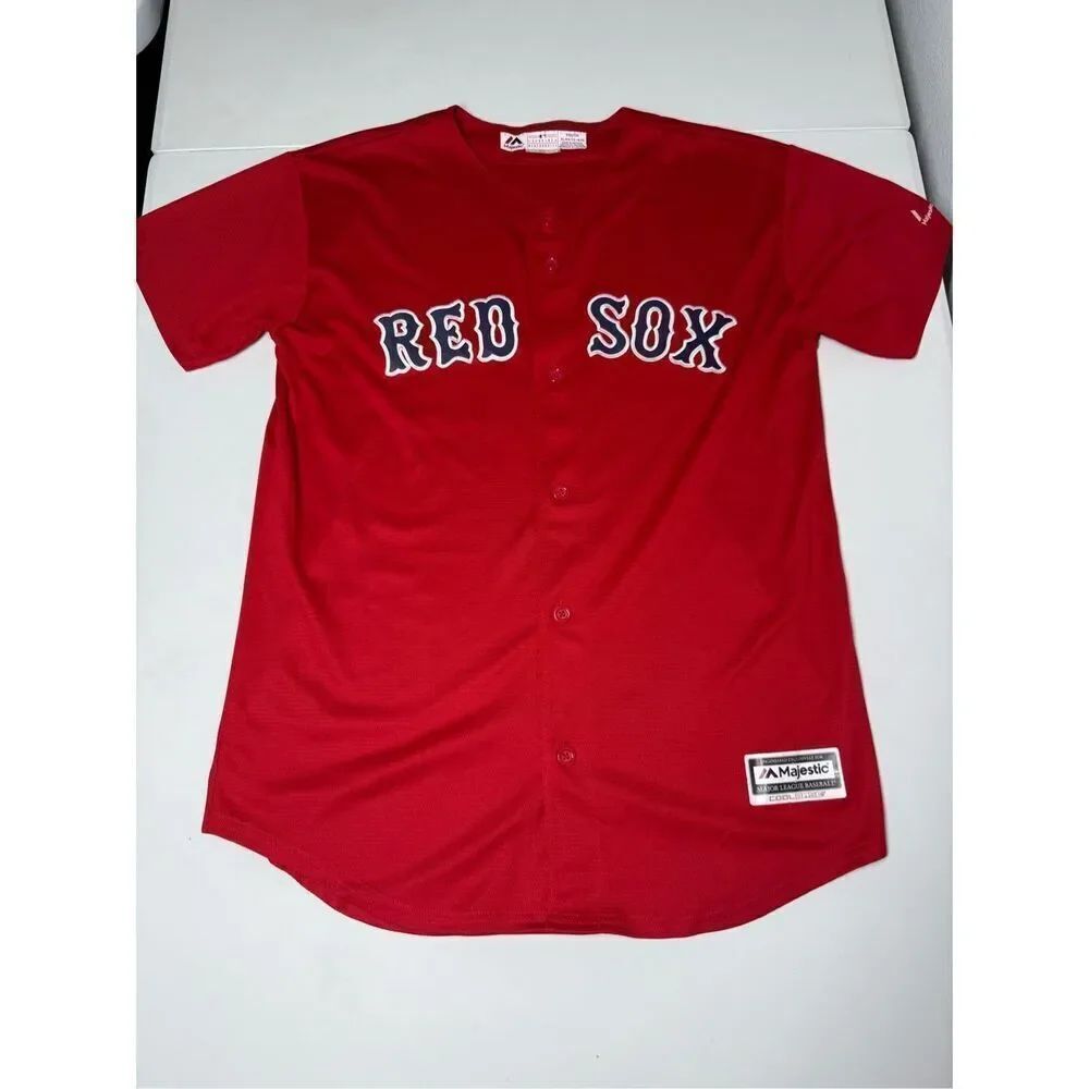 Majestic Cool Base Boston Red Sox Mookie Betts 50 Jersey Youth XL